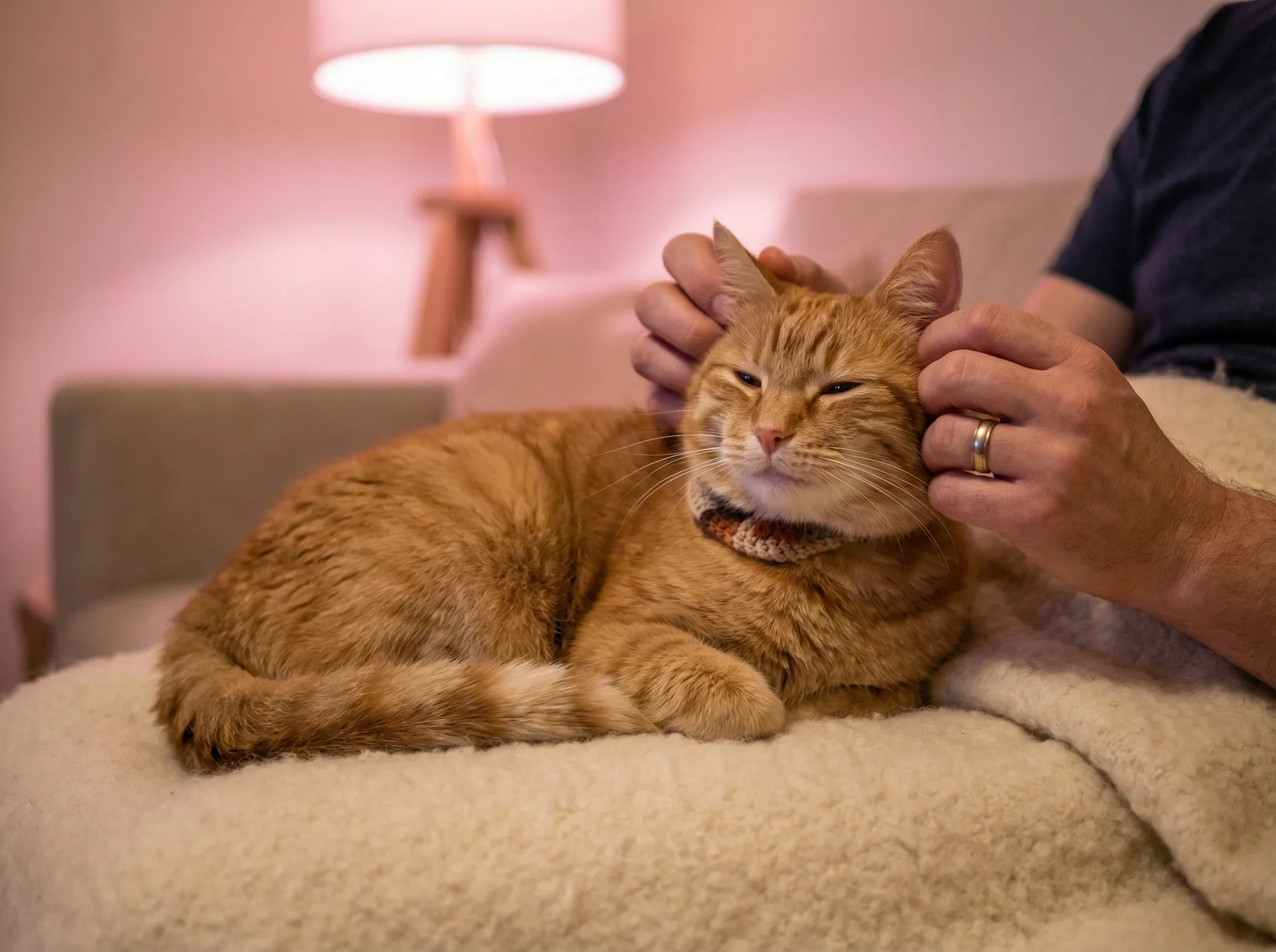 猫咪被温柔抚摸的幸福时刻 - 老牛嫩草app